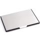 Business Card Case, Stainless Steel w/Rubber,